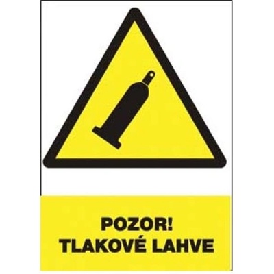 ČERVA Tabulka bezpečnostní - Pozor! Tlakové láhve 9903003799999