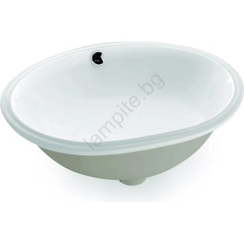 Bathco 0053 - Вграден умивалник ANCONA 55x41 см порцелан/бял (BO0007)