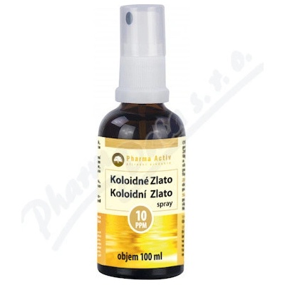 Koloidné zlato 10ppm sprej 100 ml