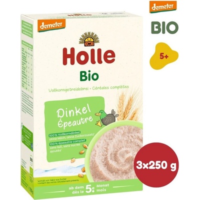 Holle Bio bezmliečna špaldová 3 x 250 g