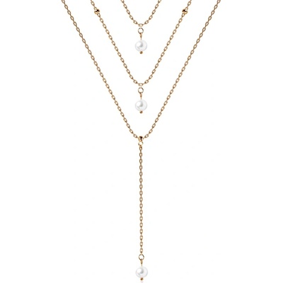 SAVICKI Колие Savicki: злато, 585, перли