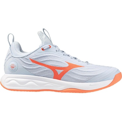 Mizuno Wave Momentum PRO Blue Finch/Lava Orange – Zbozi.Blesk.cz