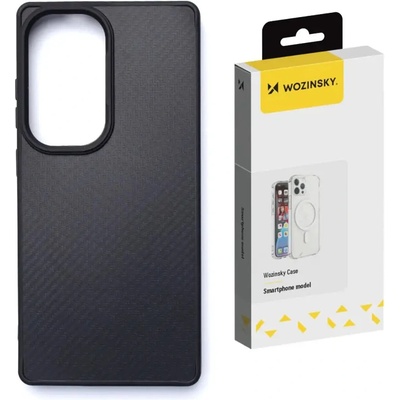 Wozinsky Калъф от въглеродни влакна Wozinsky с MagSafe за Samsung Galaxy S25+ - черен (5907769370304)