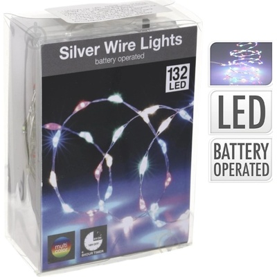 KOOPMAN Dekorační osvětlení řetěz 132 mikro LED barevné délka 2 m