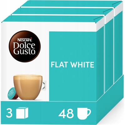 Dolce Gusto SADA Kapsle Nescafé Flat White 3 x 16 kusů