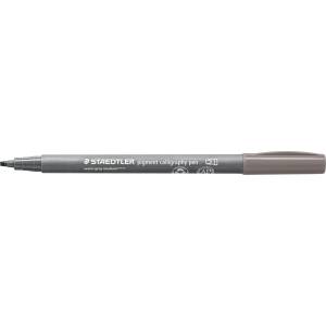 STAEDTLER Калиграфски флумастер Staedtler Pigment 375, сив (31660-А-СИВ)