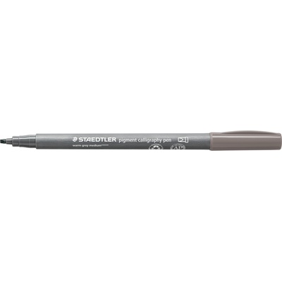 STAEDTLER Калиграфски флумастер Staedtler Pigment 375, сив (31660-А-СИВ)