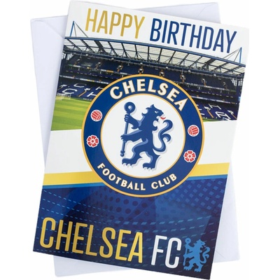 Fan-shop Blahopřání CHELSEA FC Musical Birthday Card
