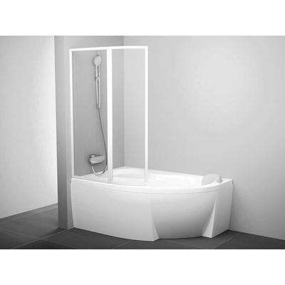 Ravak VSK2 Rosa 140 L Transparent, vanová zástena 76L70100Z1