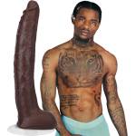 Doc Johnson Damion Dayski Realistic ULTRASKYN Dildo 12"/30cm Chocolate