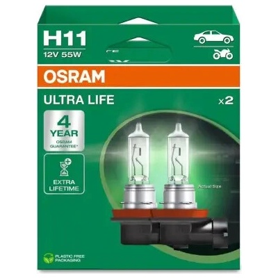 Osram Ultra Life H11 PGJ19-2 12V 55W 64211ULT-2HB