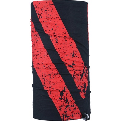 OXFORD multifunkční větruodolný nákrčník COMFY GRAPHITE STRIPE 3 kusy v balení barva černá/červená/šedá/modrá