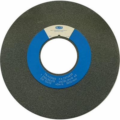 Tyrolit 49C80J9V40 Brúsny kotúč 250 x 32 x 76 mm 80 T420093