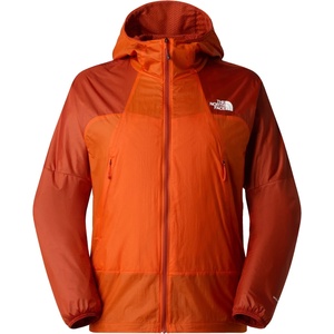 The North Face Мъжко поларено яке The North Face Ridgelite Futurefleece Wind Jacket Fleece jacket - Lava Red / Iron Clay - размер S (005-7061-0311)