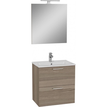 Vitra Koupelnová skříňka s umyvadlem zrcadlem a osvětlením Mia 59x61x39,5 cm cordoba MIASET60C