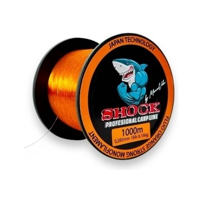 Shock Profesional Carp Line Fluo orange 1000 m 0,32 mm 9,97 kg
