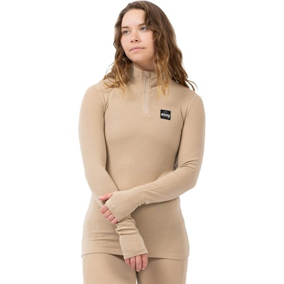 Eivy Journey Merino Wool Rib Top sand
