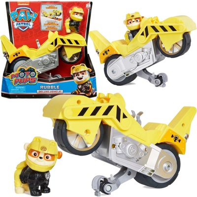 Spin Master Paw Patrol Tlapková Patrola Moto Pups motorka s figurkou Rubble – Zboží Dáma