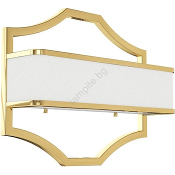 Open Design OR84832 - Стенно осветително тяло GERDO 2xE14/12W/230V златно/бяло (OD0046)