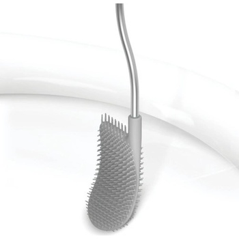 JOSEPH JOSEPH Silikonová nástěnná WC štětka Flex Steel