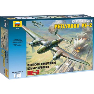 Zvezda Model Kit letadlo 4809 Petlyakov Pe 2 32 4809 1:48
