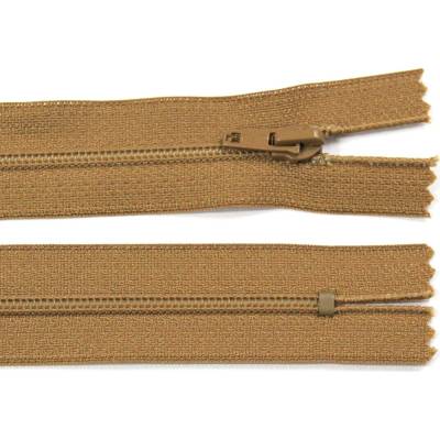 Spirálový zip no.3 nerozepínací 45cm - více barev color: 690 karamelová hnědá