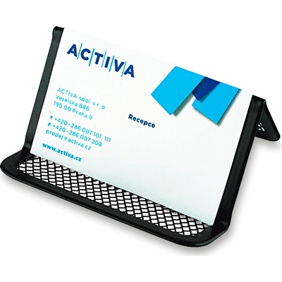 Stand - stojánek na vizitky - kovový, černý – Hledejceny.cz