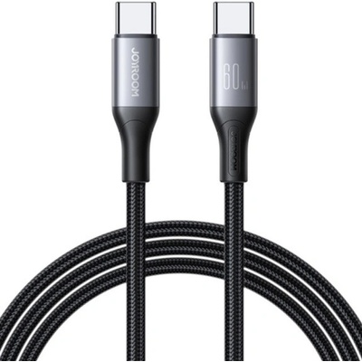 Joyroom S-A28 opletený nabíjací a dátový USB-C na USB-C 1m černý