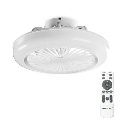 Noaton 11045W Polaris, biela, stropný ventilátor so svetlom