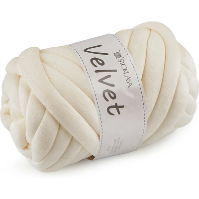 Příze Marshmallow silná Velvet 500 g Varianta: 13 (005) krémová světlá, Balení: 1 ks 57859/147361/270225