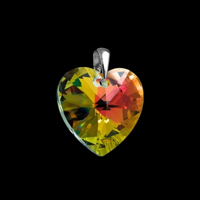 iŠperky Strieborný prívesok srdiečko Swarovski ID|106964