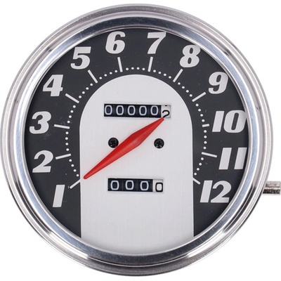 Tachometr FL, 62-67 elektricky nastavitelný, černostříbrný. 1:1 MPH