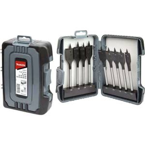 Makita - Комплект от 9 плоски свредла за дърво P-80802 (P-80802)