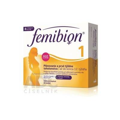 P&G Health Austria GmbH & Co. OG Femibion 1 Plánovanie a prvé týždne tehotenstva tbl (kys. listova + vitamíny, minerály) 1x56 ks