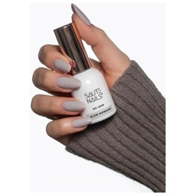 Saute Nails Gél lak S339 Slow Morning pastelová sivá 8 ml
