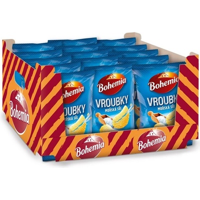 Bohemia Vrúbky morská soľ 18 x 55 g
