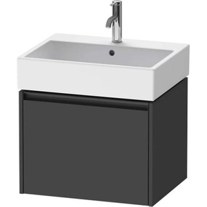 Duravit Ketho. 2 - Шкафче за умивалник 44x58x46 см, 1 чекмедже, графит матов K25075049490000 (K25075049490000)