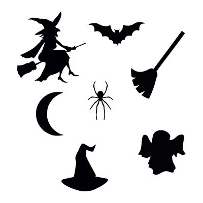 Artemiss Halloween plastová šablóna E 29 cm x 29 cm