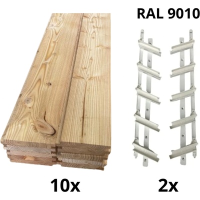 Samkit SET white Rozměr:: 1300*500 mm, Velikost balení: 5 ks
