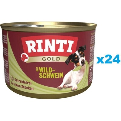 Rinti Gold Wild Boar Mini 24 x 185 g