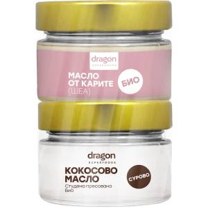 Dragon Superfoods Комплект масло от карите и от кокос, 1 бр (3036611)