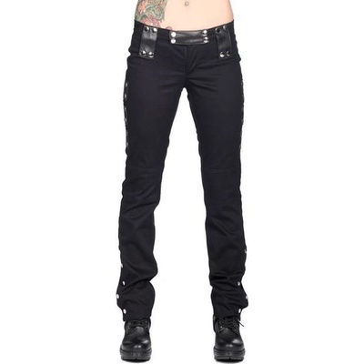 Black Pistol Stud Low Cut Denim