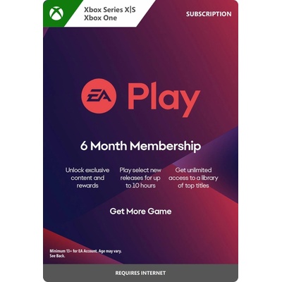 Microsoft Xbox EA Play členstvo členstvo 6 mesiaců