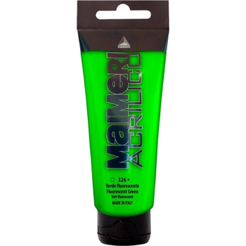 Maimeri Acrilico АКРИЛНА боя Fluorescent Green 326 200 ml 1 бр (M0924326)