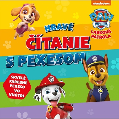 Labková patrola - Hravé čítanie s pexesom
