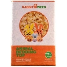 Rabbit&Weed Hobliny podestýlka lisovaná KLASIK RabWeed 70 l /1,5 kg