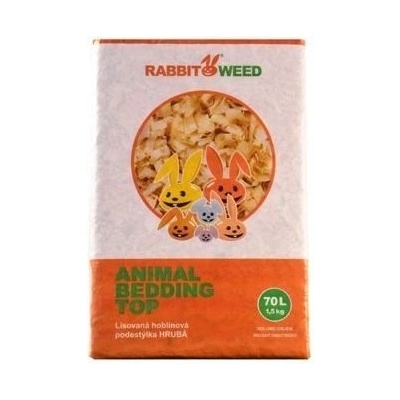 Rabbit&Weed Hobliny podestýlka lisovaná KLASIK RabWeed 70 l /1,5 kg