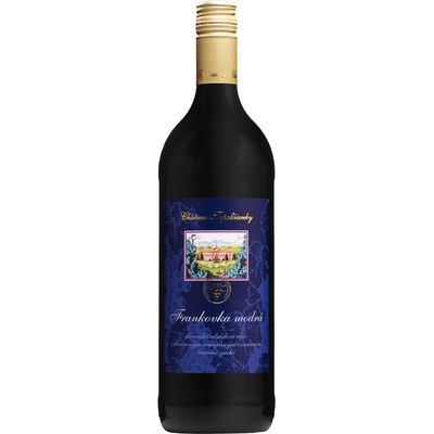 Chateau Topoľčianky Frankovka modrá 12,5% 1 l (holá láhev)