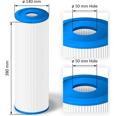 Crystalline Pool Spa Filter Filtrační kartuše SC777