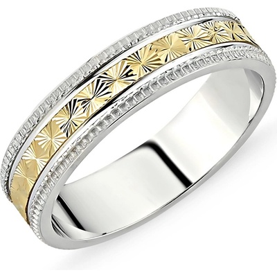 Lunica Stříbrný snubní prsten VĚRNOST 0541 6